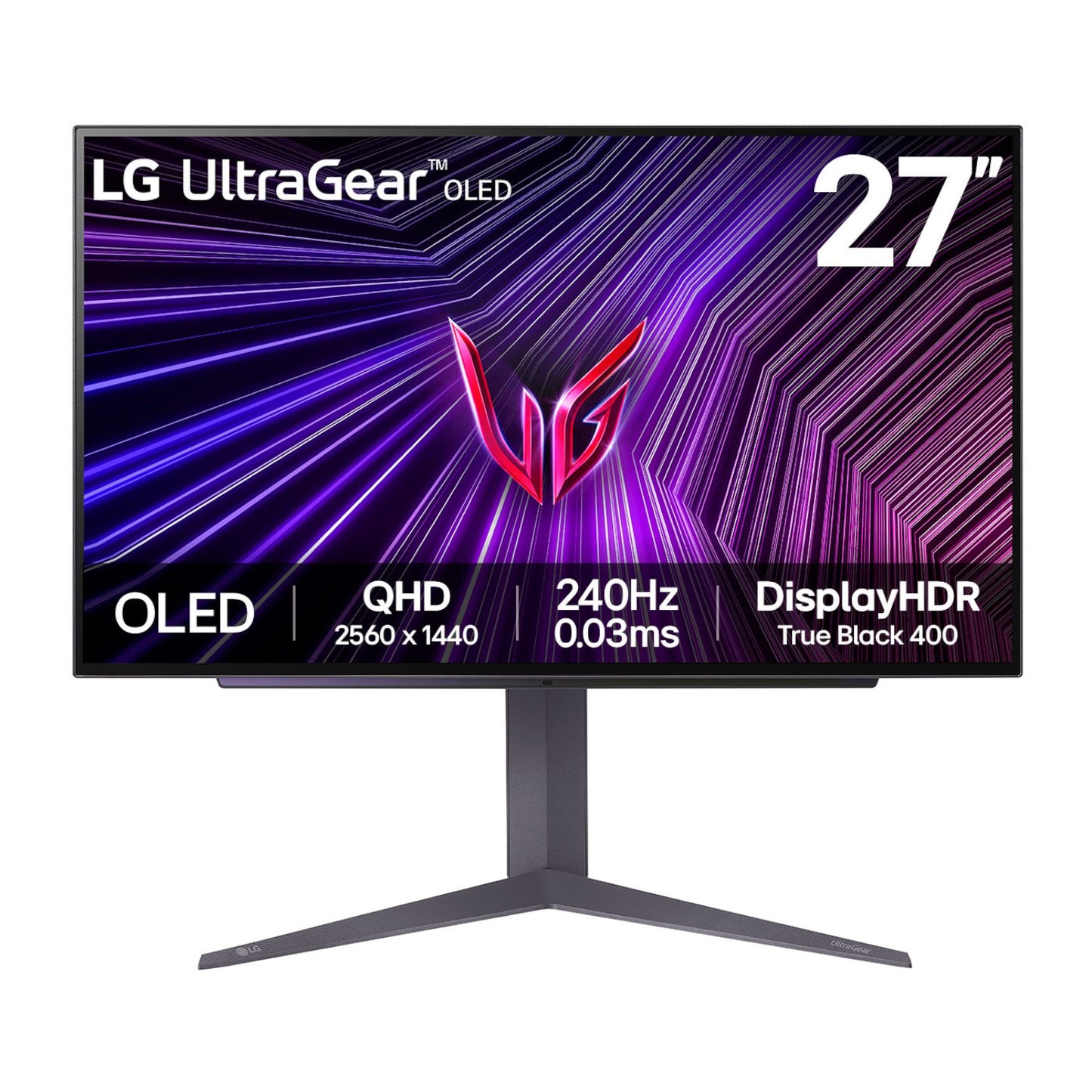 LG UltraGear 27" QHD OLED Gaming 240Hz 0,03ms-0