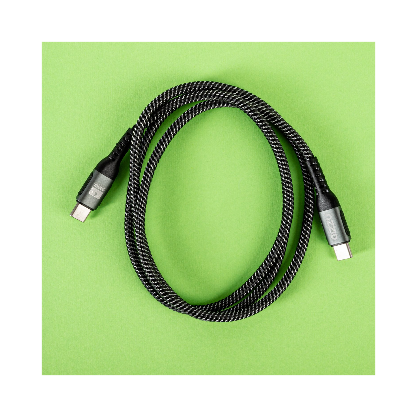 GIZZU 240W 480Mbps Type-C 1m Cable