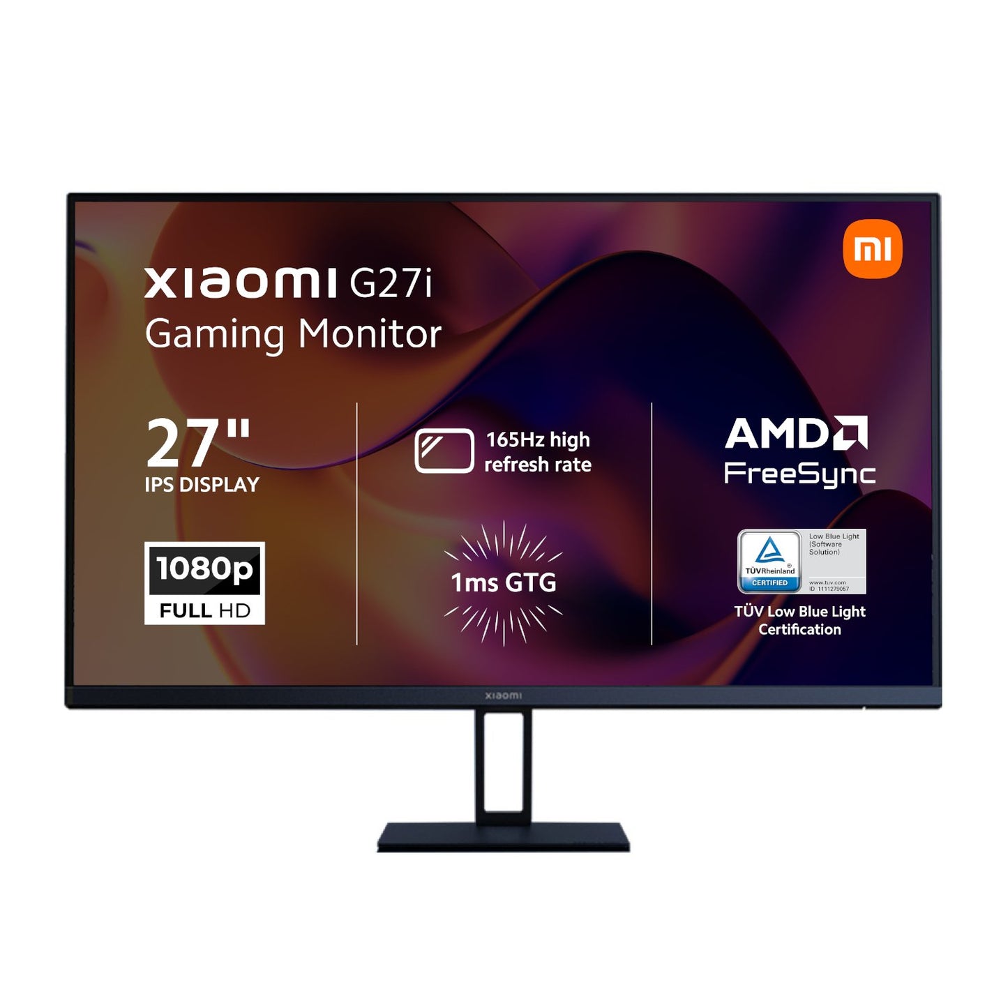 Xiaomi G27i 27" Full HD 1080p IPS Gaming Monitor (165Hz, 1ms, 16_9, HDMI/DP, and AMD FreeSync Premium)-0