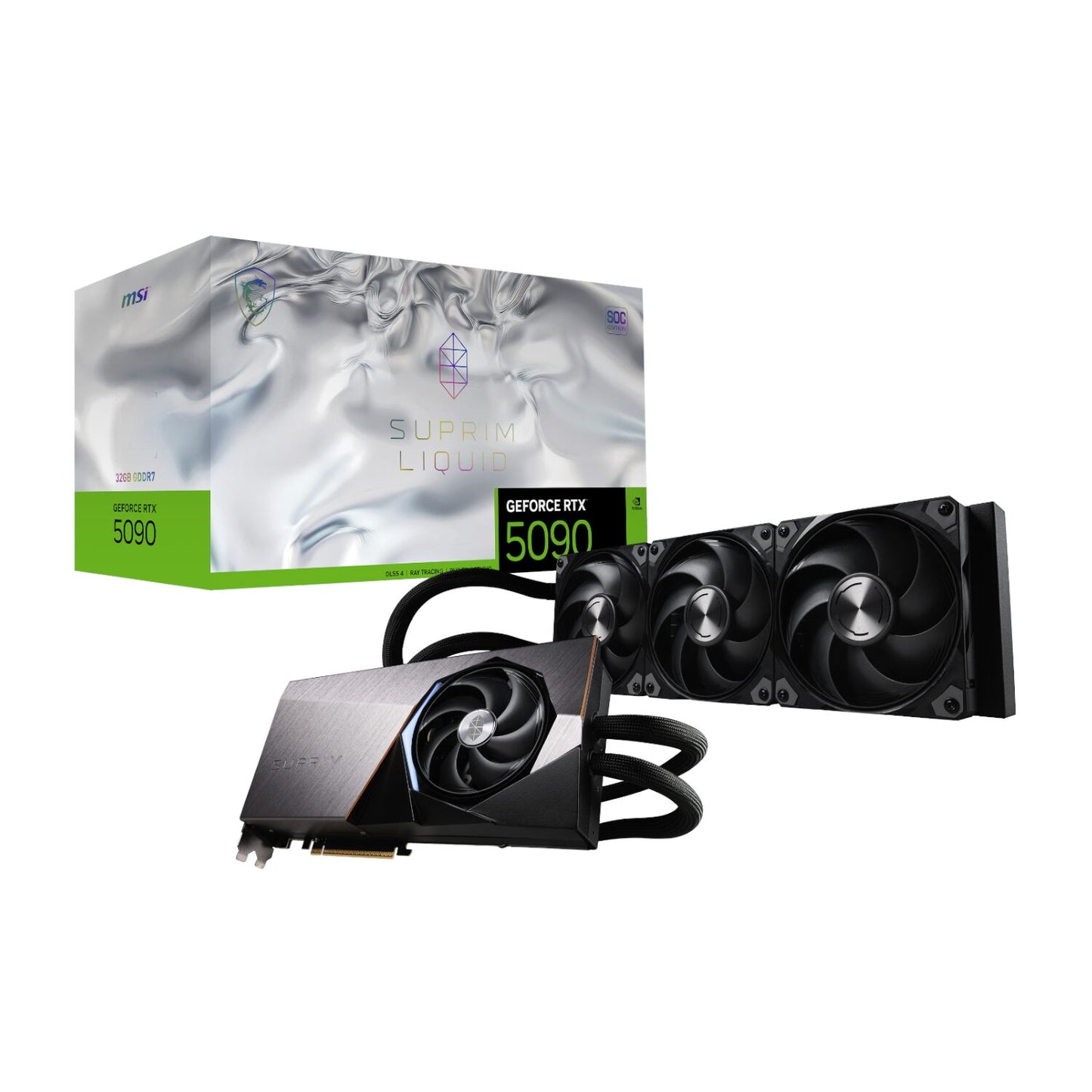 MSI GeForce RTX 5090 SUPRIM LIQUID SOC 32GB Graphics Card-0