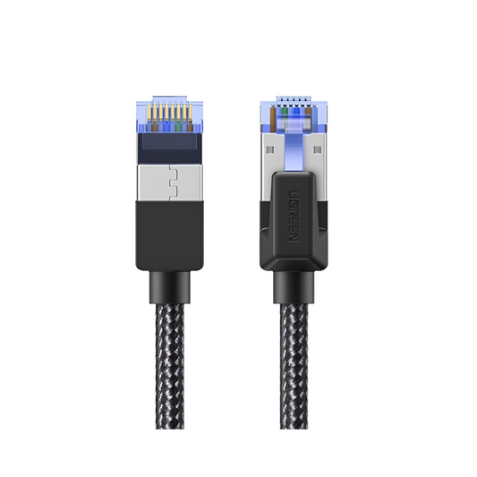 UGREEN Cat8 Nylon Braided Ethernet Cable – 40Gbps with Modular Plugs – 3m