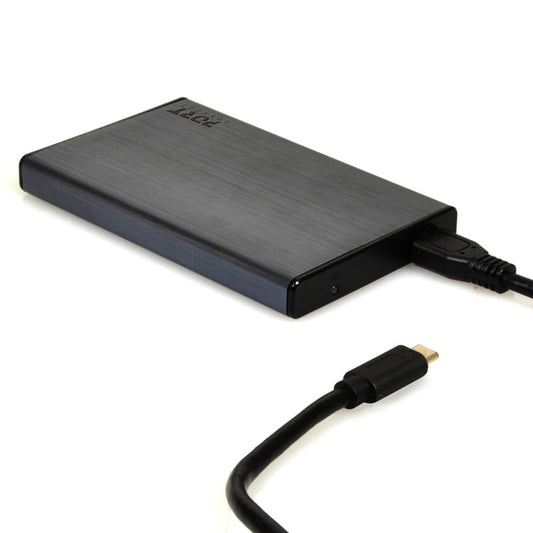 Port Connect 2.5" USB-C External HDD Enclosure Black-0