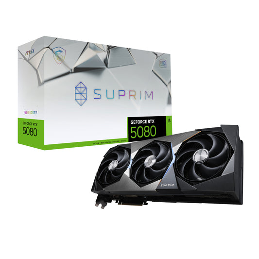 MSI GeForce RTX 5080 SUPRIM SOC 16G Graphics Card-0