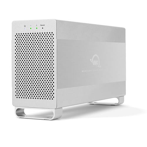 OWC 2 Bay Mercury Elite Pro USB3.1|ESATA RAID 0TB-0