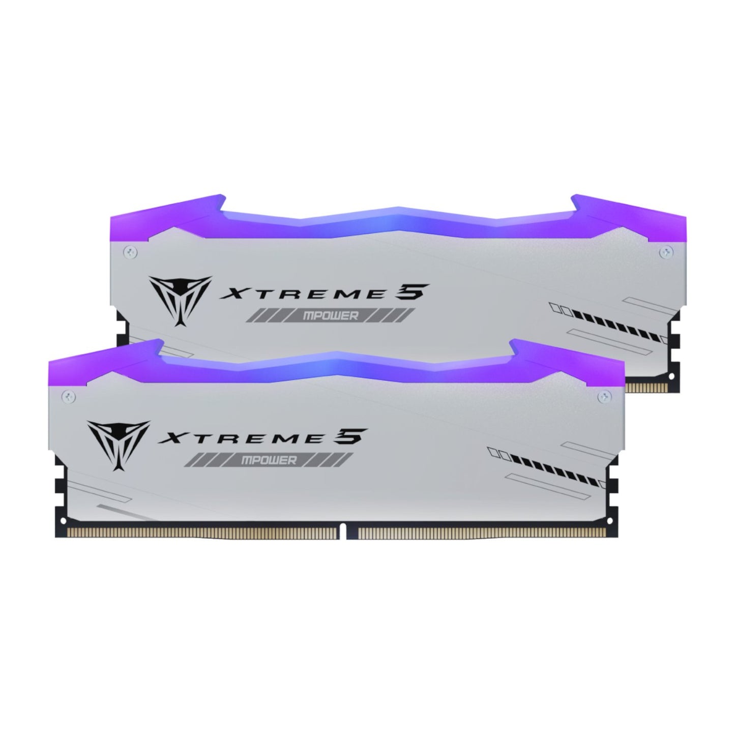 Patriot Viper Xtreme 5 RGB MPower 32GB 6000MHz DDR5 Desktop Gaming Memory Kit - Silver-0