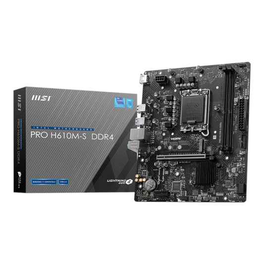 MSI H610M-S PRO LGA1700 M-ATX DDR4 Motherboard-0