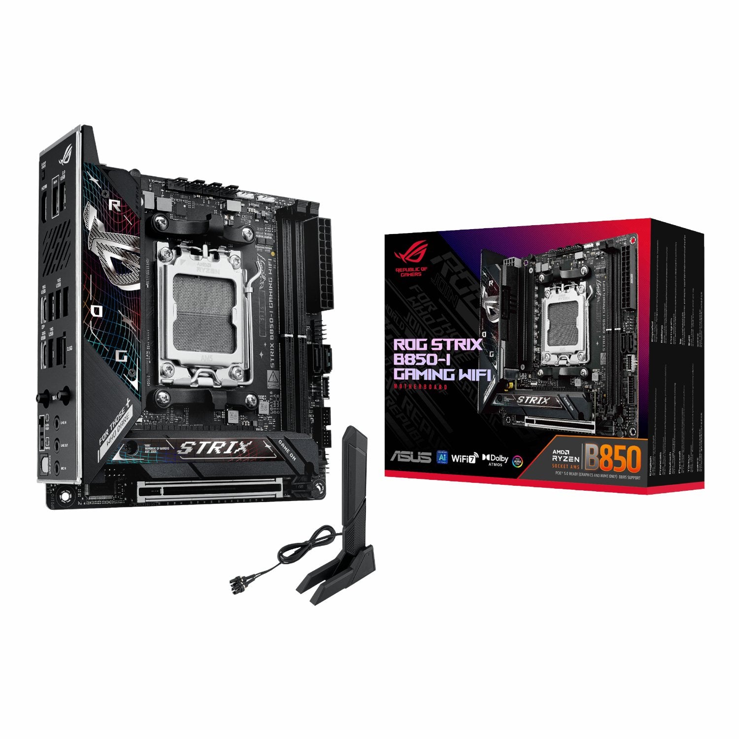 Asus ROG Strix B850-I Gaming WiFi AM5 Mini-ITX Gaming Motherboard-0