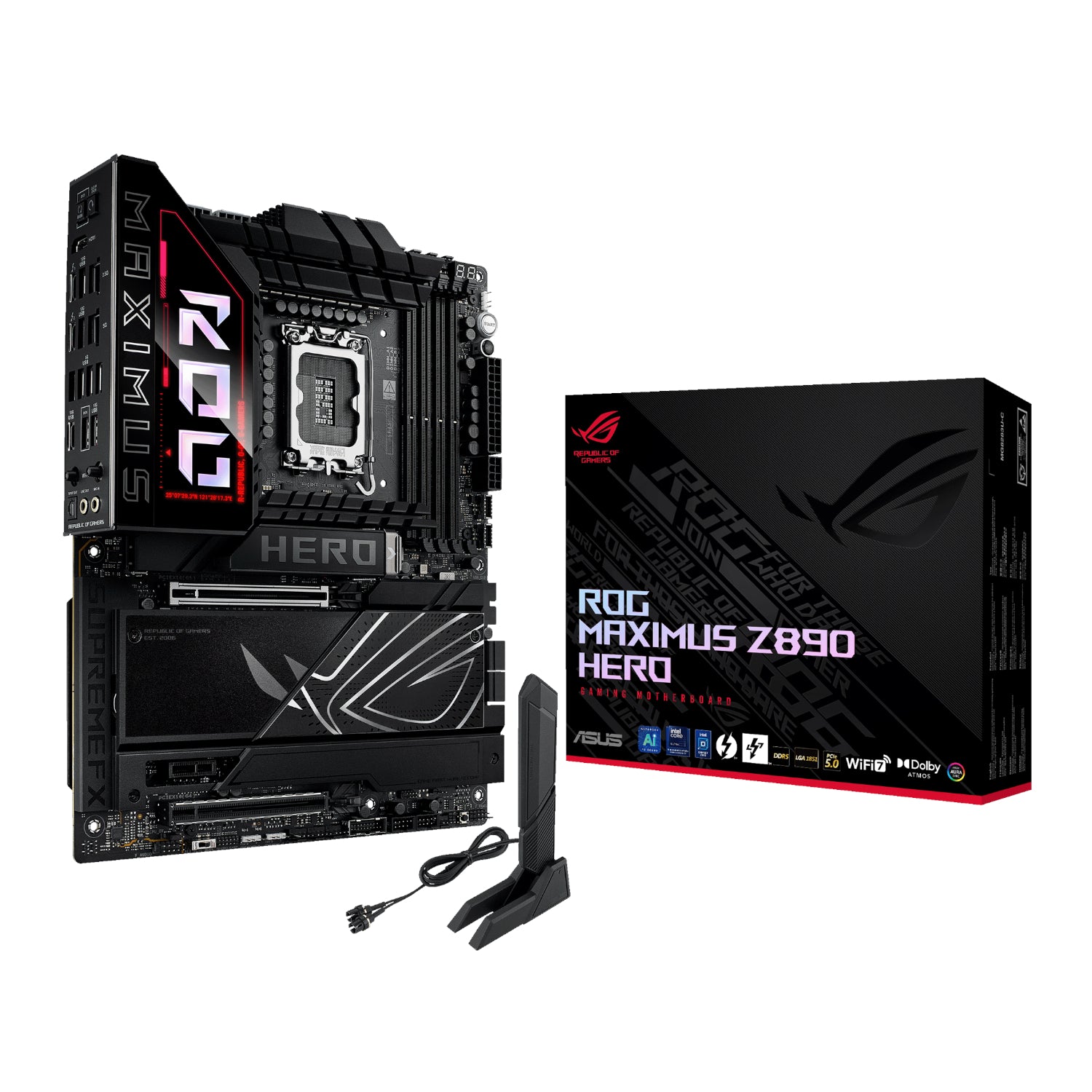 Asus ROG Maximus Z890 Hero Intel LGA1851 ATX Gaming Motherboard-0
