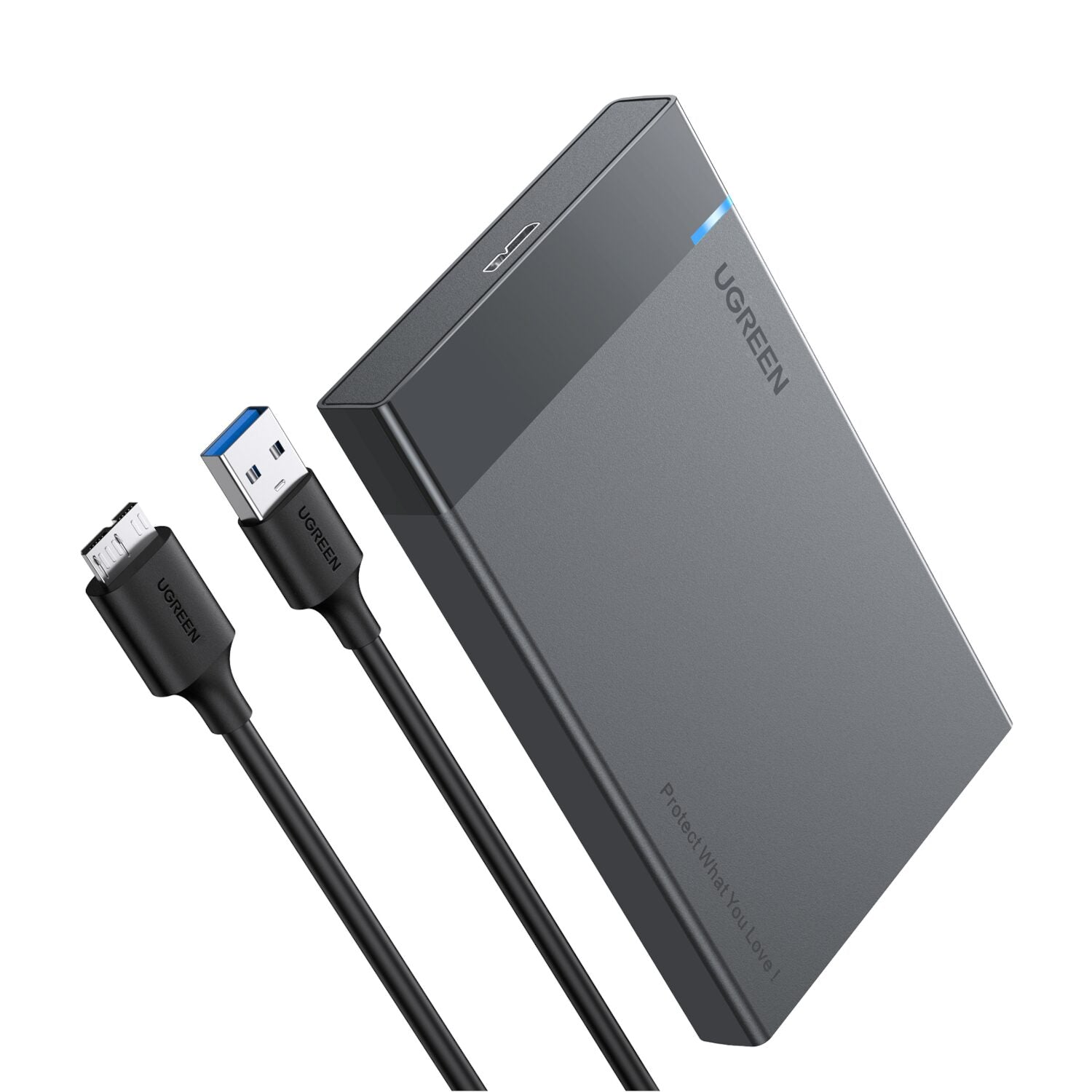 UGREEN 2.5'' SATA Hard Drive USB 3.0 Enclosure, UASP, 6Gbps-0