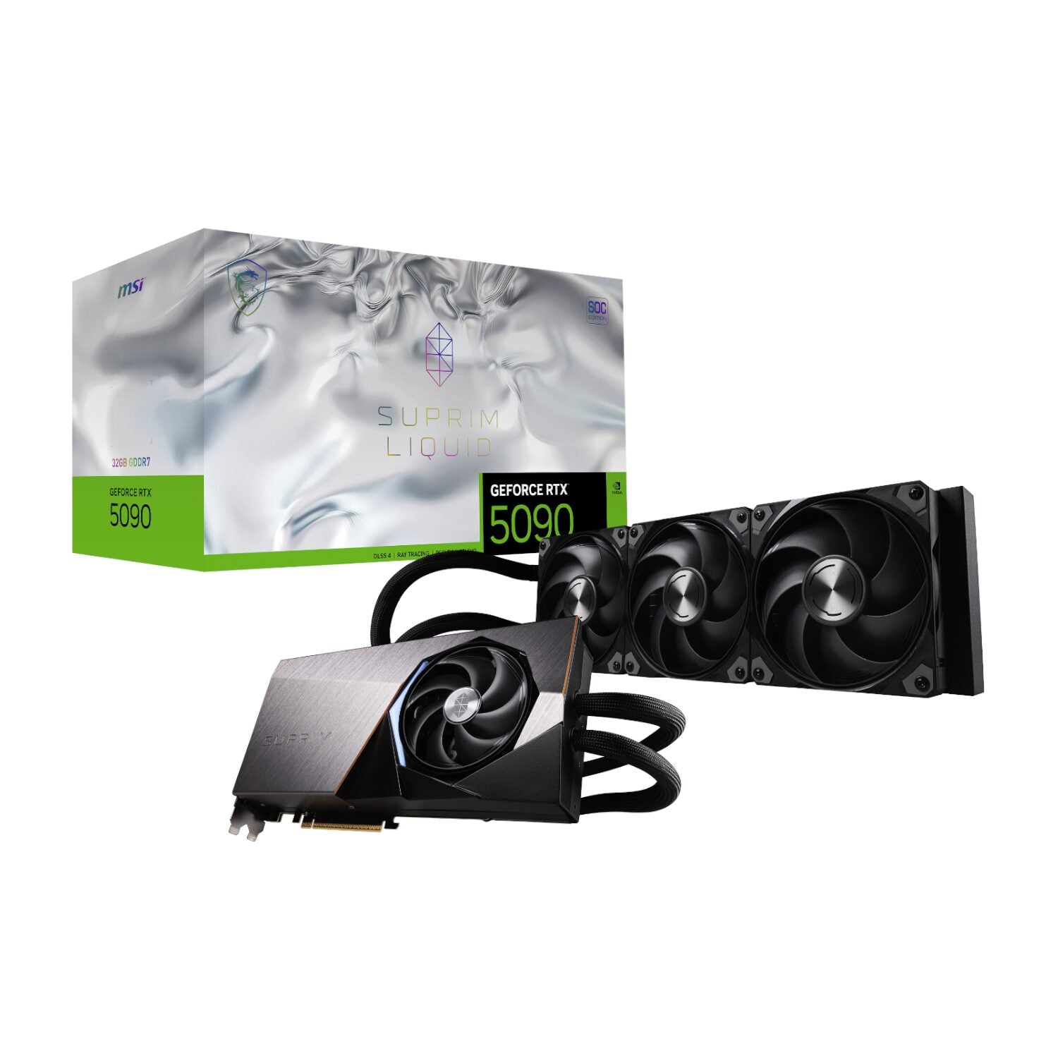 MSI GeForce RTX 5090 SUPRIM LIQUID SOC 32GB Graphics Card-0